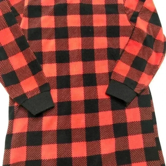 Carters Footed Onesie Red  & Black Fleece Size 4T - Picture 11 of 16